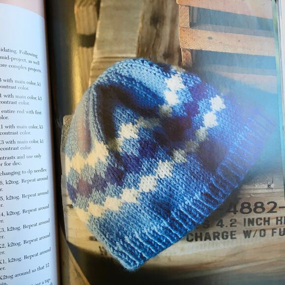 Fashionable Projects For The New knitter Knitting Pattern Book Beginner Wool - Picture 2 of 8
